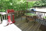 Deck with Gas Grill at Forest Ridge Vacation Home